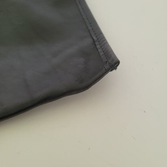 Gucci Vintage Pocket Replacement Pouch Small Black Smooth Leather Zip Designer - Picture 8 of 8
